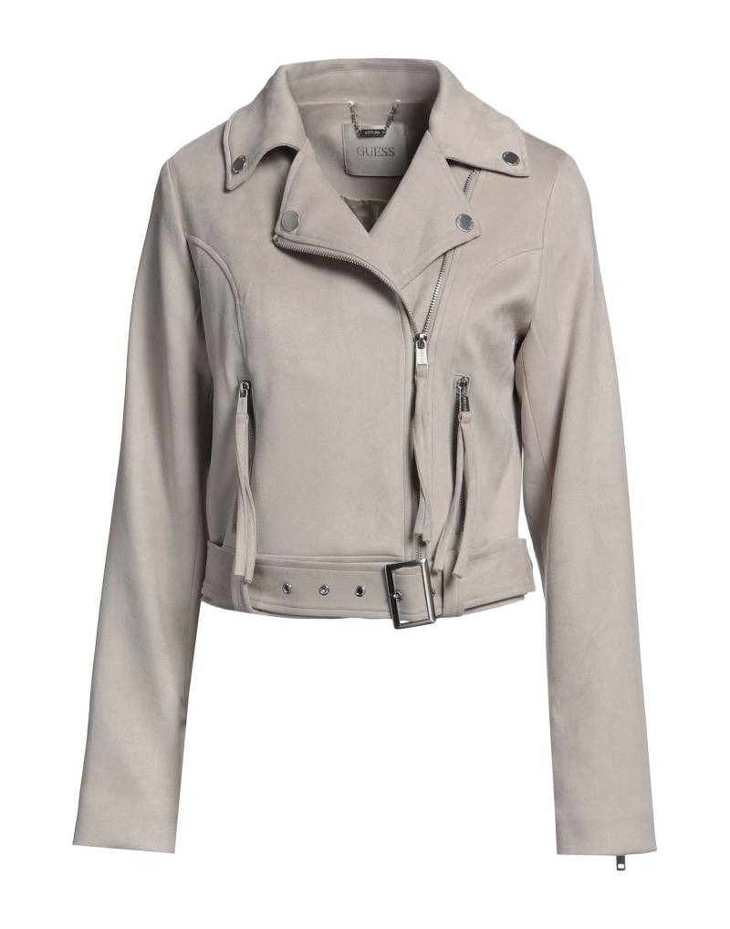 GUESS Jacke & Anorak Damen Hellgrau von GUESS