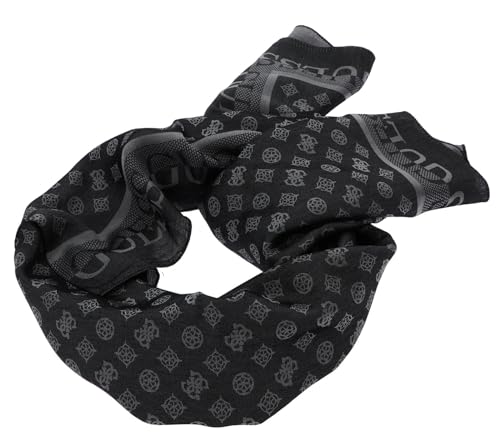 GUESS Jacquard Scarf 80X180 Black von GUESS