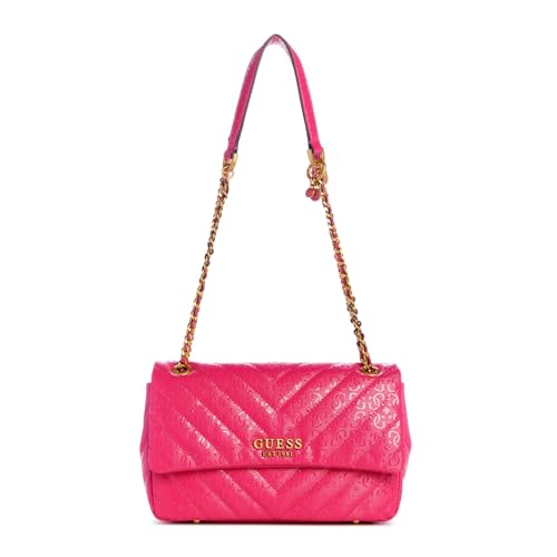 GUESS Jania Borsa a tracolla convertibile Fucsia, Fucsia von GUESS