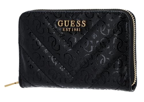 GUESS Jania Medium Zip Around Black von GUESS