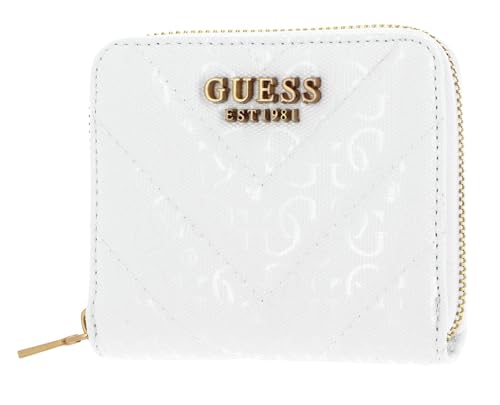 GUESS Jania Small Zip Around White von GUESS