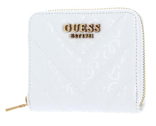 GUESS Jania Small Zip Around White von GUESS