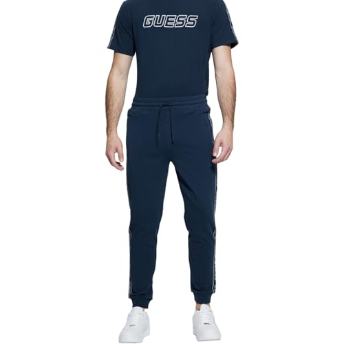 GUESS Men's Eco New Arlo Long Pant, Silk Blue von GUESS