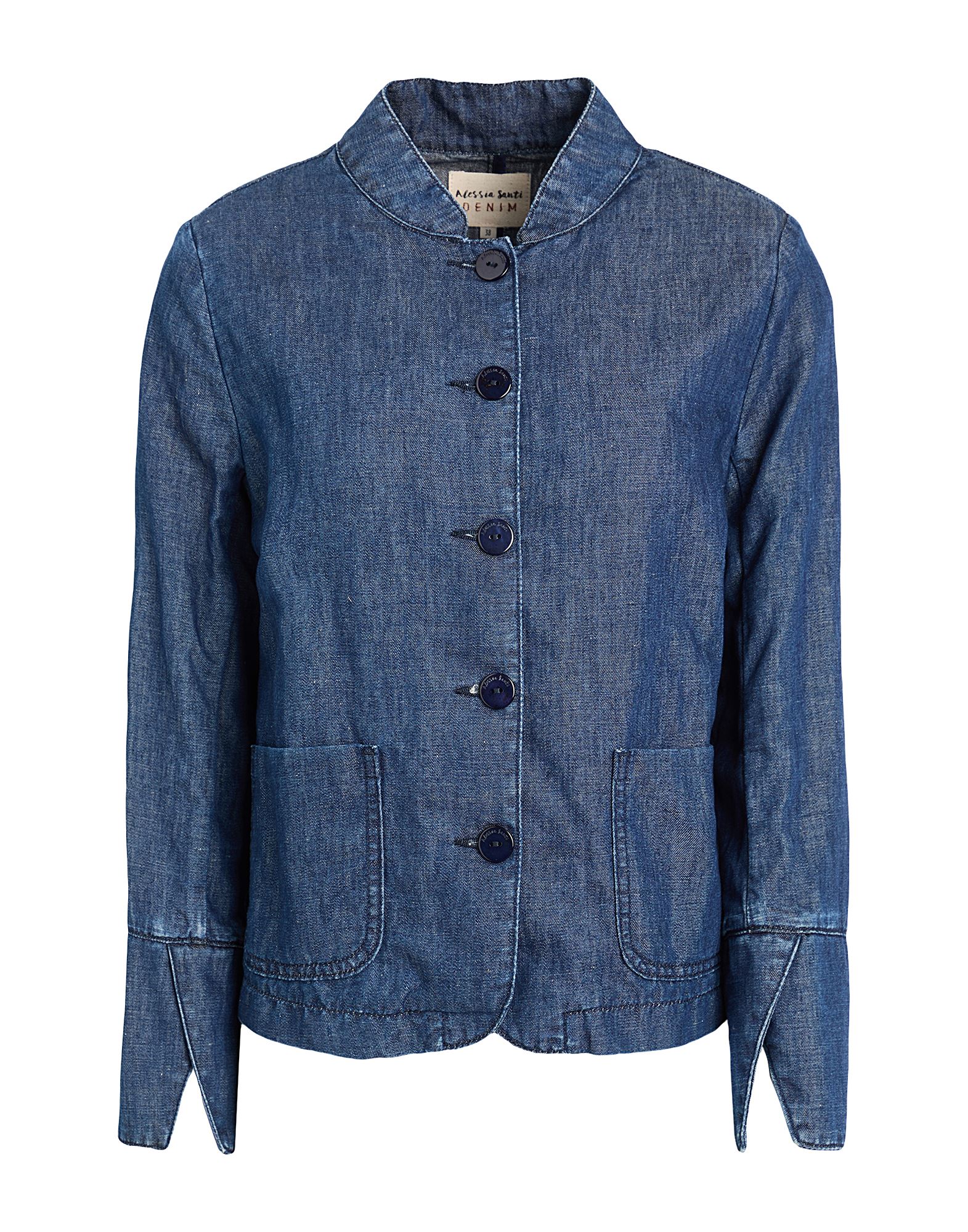 GUESS Jeansjacke/-mantel Damen Blau GUESS Jeansjacke/-mantel Damen Blau von GUESS
