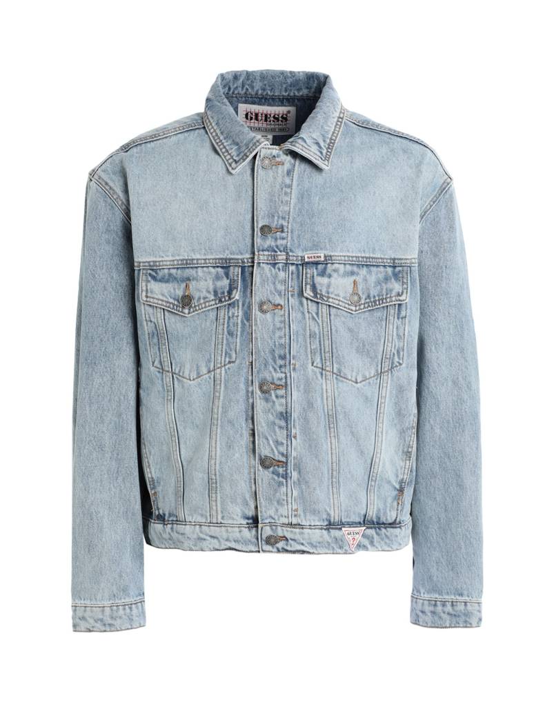 GUESS Jeansjacke/-mantel Herren Blau von GUESS