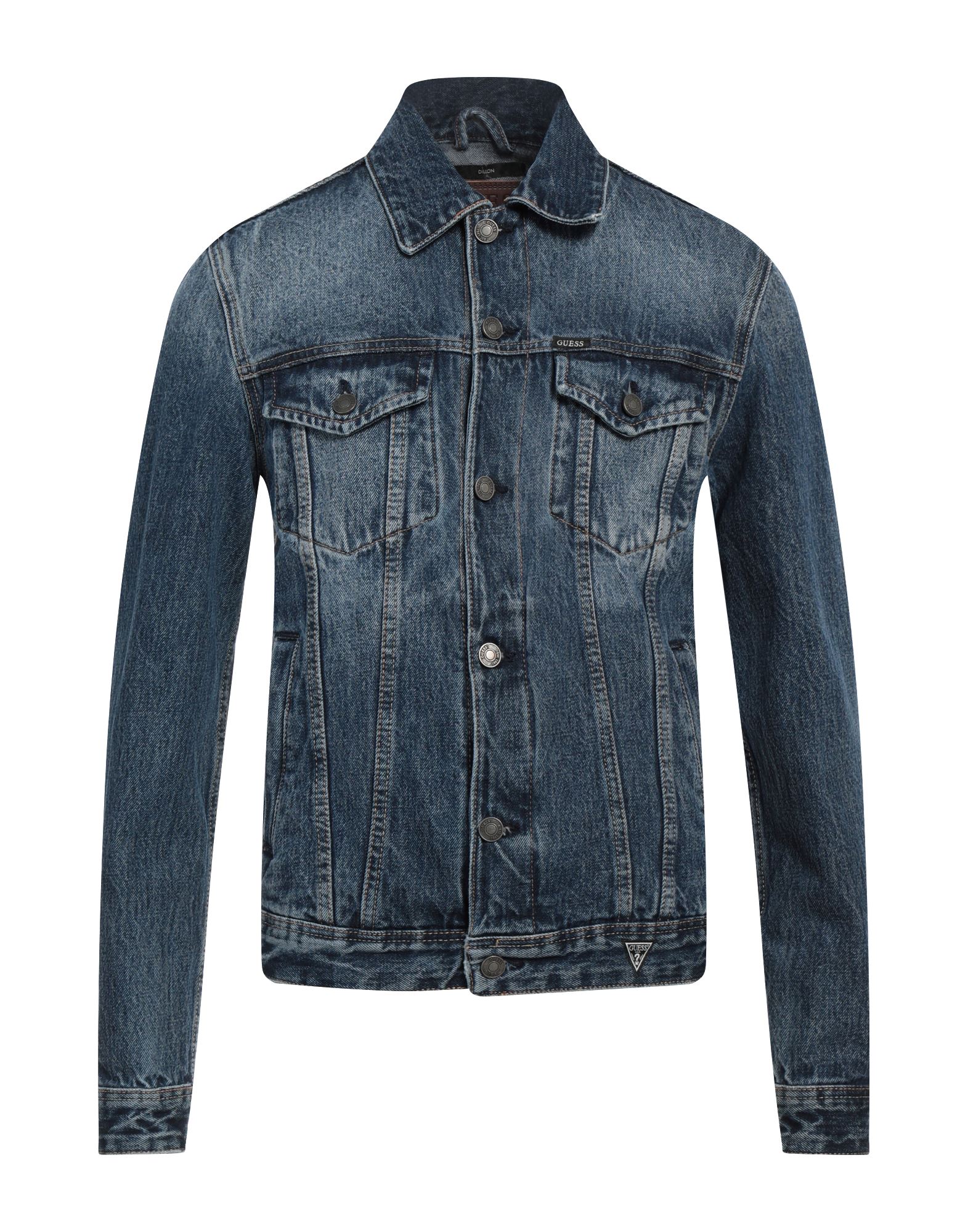 GUESS Jeansjacke/-mantel Herren Blau GUESS Jeansjacke/-mantel Herren Blau von GUESS