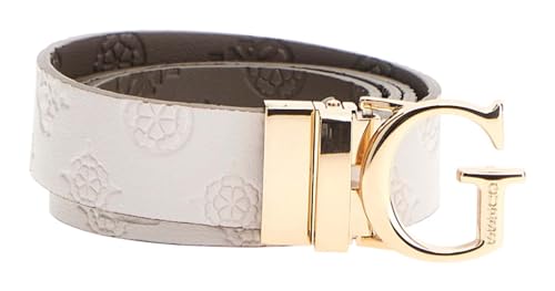 GUESS Jena Adjustable And Reversible Pant Belt W80 Dark Taupe Multi - kürzbar von GUESS