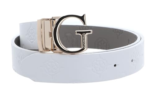 GUESS Jena Adjustable And Reversible Pant Belt W95 White Multi - kürzbar von GUESS