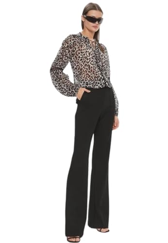GUESS Josette Damenbluse - Leopard Modell W3RH56WDW52 Synthetik, Geformt, M von GUESS