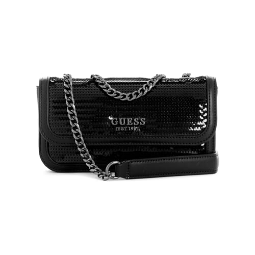 GUESS Kaska Mini Convertible Crossbody Flap Black von GUESS