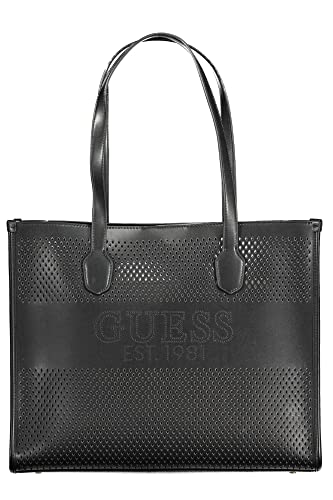 GUESS Katey Shopper Tasche 40 cm, Schwarz, Einheitsgröße von GUESS