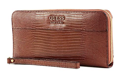 GUESS Katey Zip Around Wallet L Cognac von GUESS