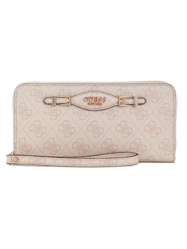 GUESS Katya SLG Large Zip Around Wallet L Rose Water Logo von GUESS