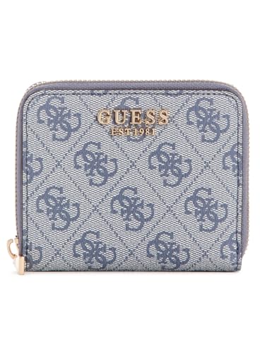 GUESS Katya SLG Small Zip Around Wallet Slate Logo von GUESS