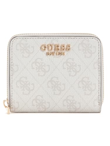 GUESS Katya SLG Small Zip Around Wallet White Logo von GUESS