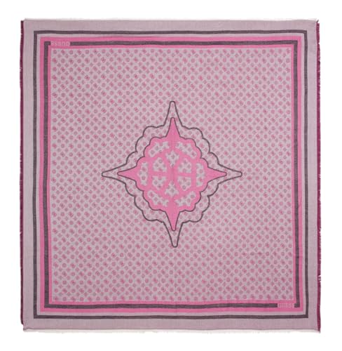 GUESS Kefiah Scarf 135X135 Pink von GUESS