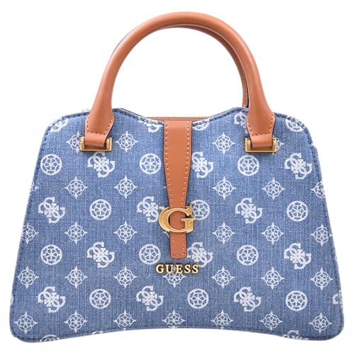 GUESS Kuba Small Satchel, Denim-Logo, Einheitsgröße von GUESS