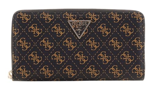 GUESS Laurel Cheque Organizer Brown Logo von GUESS