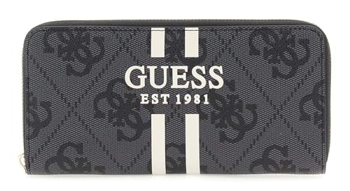 GUESS Laurel II SLG Large Zip Around Wallet L Coal Logo von GUESS