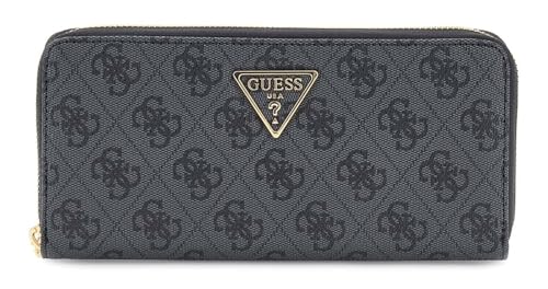 GUESS Laurel II SLG Large Zip Around Wallet L Coal Logo von GUESS