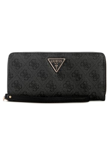 GUESS Laurel II SLG Large Zip Around Wallet L Coal Logo von GUESS