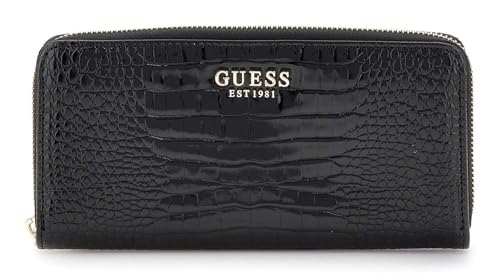 GUESS Laurel SLG Large Zip Around Wallet L Black von GUESS
