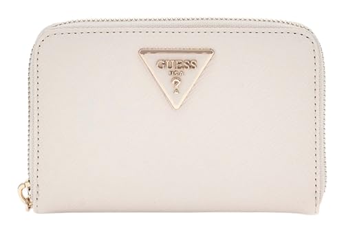 GUESS Laurel SLG Medium Zip Around Wallet Bone von GUESS