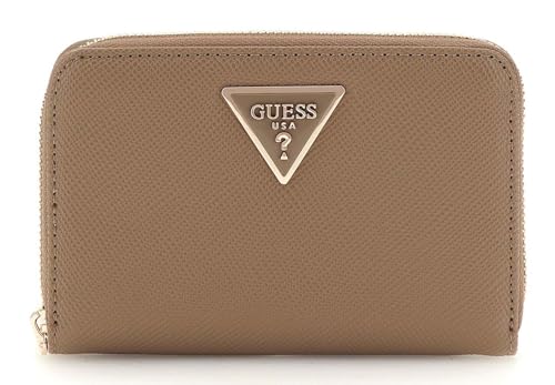 GUESS Laurel SLG Medium Zip Around Wallet Dark Taupe GUESS Laurel SLG Medium Zip Around Wallet Dark Taupe von GUESS
