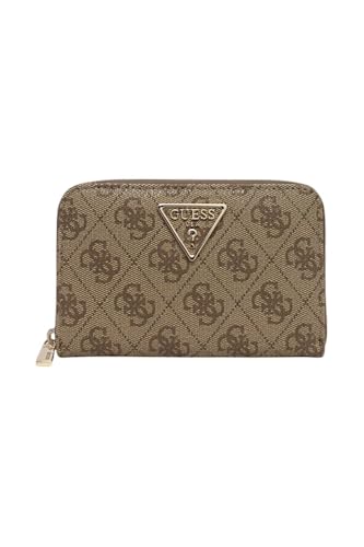 GUESS Laurel SLG Medium Zip Around Wallet Latte Logo GUESS Laurel SLG Medium Zip Around Wallet Latte Logo von GUESS