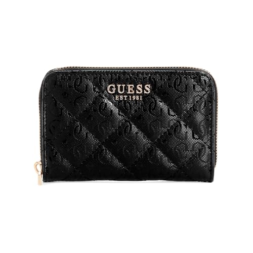 GUESS Laurel SLG Medium Zip Around Wallet M Black von GUESS