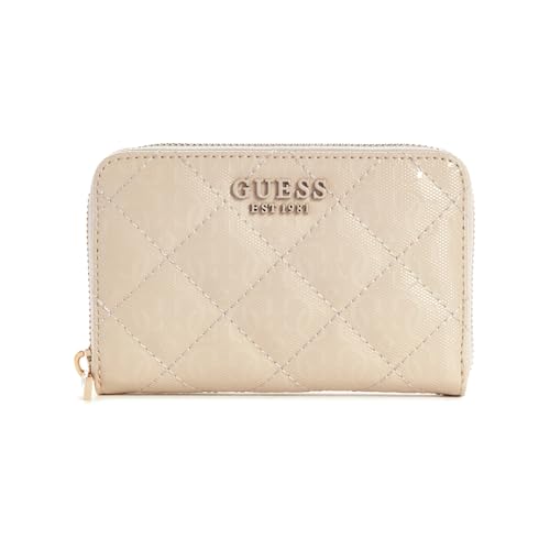 GUESS Laurel SLG Medium Zip Around Wallet M Sand von GUESS