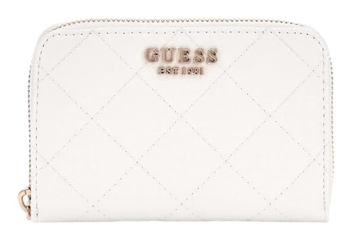 GUESS Laurel SLG Medium Zip Around Wallet M White GUESS Laurel SLG Medium Zip Around Wallet M White von GUESS