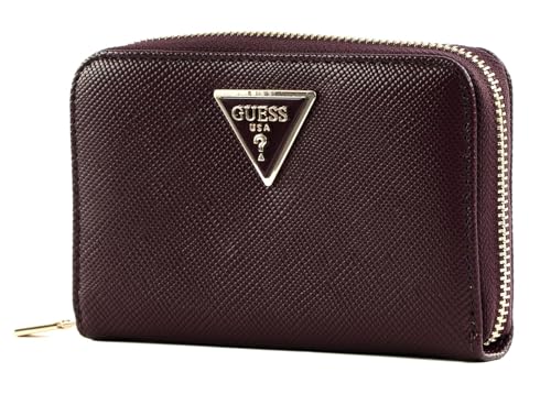 GUESS Laurel SLG Medium Zip Around Wallet Plum von GUESS