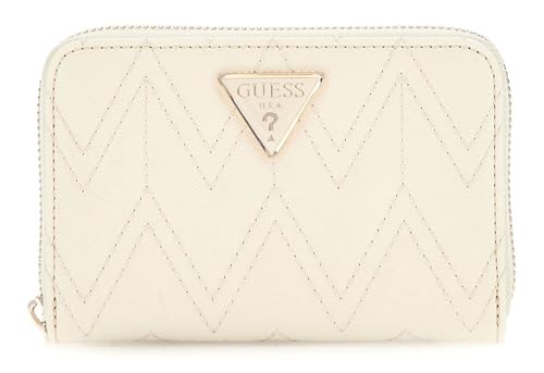 GUESS Laurel SLG Medium Zip Around Wallet Stone GUESS Laurel SLG Medium Zip Around Wallet Stone von GUESS