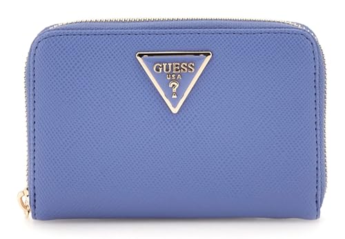 GUESS Laurel SLG Medium Zip Around Wallet Stormy Blue GUESS Laurel SLG Medium Zip Around Wallet Stormy Blue von GUESS