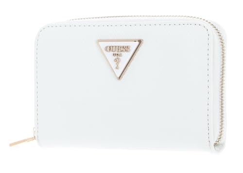 GUESS Laurel SLG Medium Zip Around Wallet White von GUESS