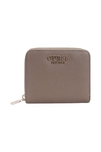 GUESS Laurel SLG Small Zip Around Wallet Dark Taupe von GUESS