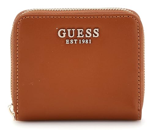 GUESS Laurel SLG Small Zip Around Wallet S Cognac von GUESS