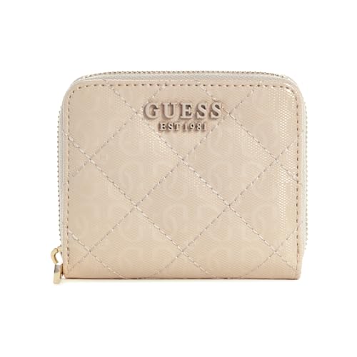 GUESS Laurel SLG Small Zip Around Wallet S Sand von GUESS