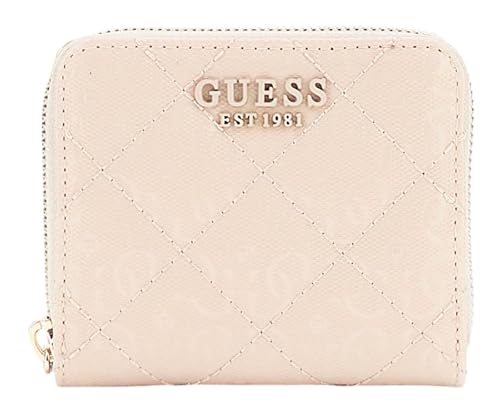 GUESS Laurel SLG Small Zip Around Wallet S Sand von GUESS
