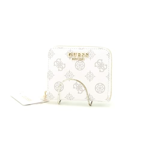 GUESS Laurel SLG Small Zip Around Wallet White Logo von GUESS