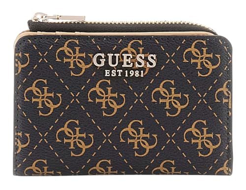 GUESS Laurel SLG Zip Around Wallet Brown Logo GUESS Laurel SLG Zip Around Wallet Brown Logo von GUESS