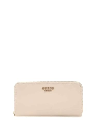 GUESS Laurel SLG Zip Around Wallet L Bone von GUESS