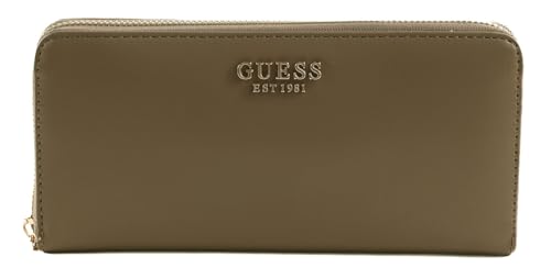 GUESS Laurel SLG Zip Around Wallet L Dark Taupe von GUESS