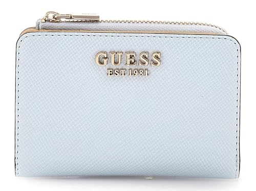 GUESS Laurel Zip Around Card Case Powder Blue von GUESS