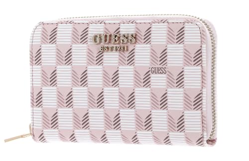 GUESS Laurel Zip Around M Light Pink Logo von GUESS