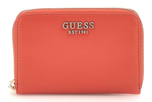 GUESS Laurel Zip Around Wallet Coral Red von GUESS