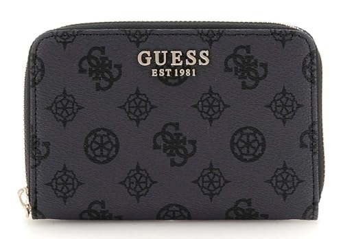 GUESS Laurel Zip Around Wallet M Charcoal Logo GUESS Laurel Zip Around Wallet M Charcoal Logo von GUESS