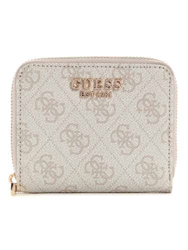 GUESS Laurel Zip Around Wallet S Bone Logo von GUESS
