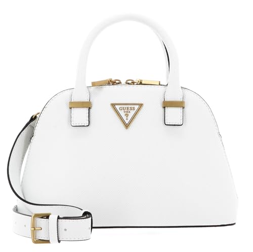 GUESS Lossie Girlfriend Dome Satchel White von GUESS